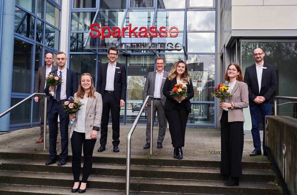 Sparkasse an der Lippe übernimmt ihre Auszubildenden Werne Plus