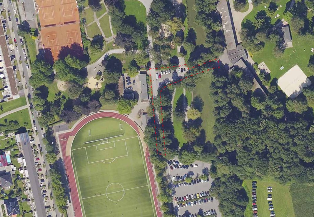 Sanierung_Zufahrt_Cappenberger_See Die Stadt Lünen saniert am Cappenberger See den Verbindungsweg zwischen dem großen Hauptparkplatz an der Wehrenboldstraße und dem Haupteingang am Freibad. Foto: Stadt Lünen