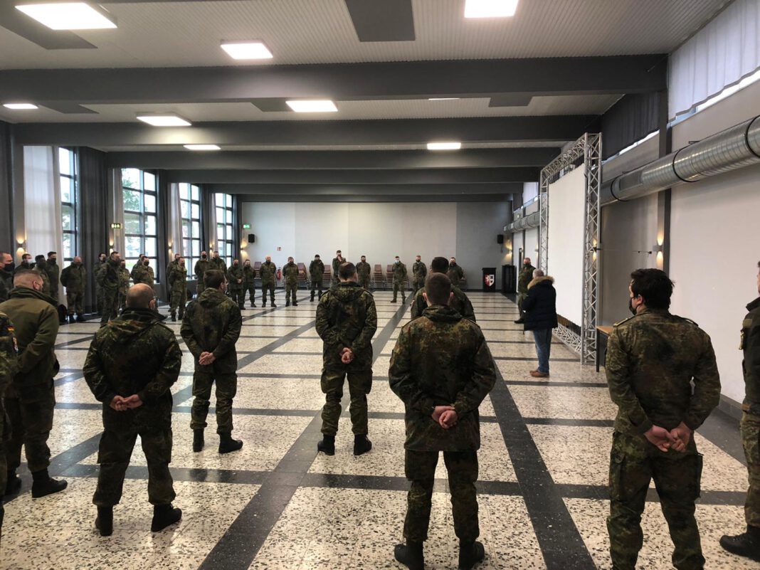 Soldaten_Kreis Unna In der Glückauf-Kaserne in Unna-Königsborn wurden die Soldatinnen und Soldaten begrüßt. Foto: Bundeswehr