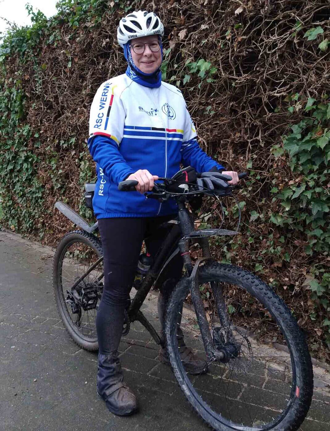 ZWUFChallenge RSC-Touristikwartin Monika Biermann hatte am 31. Dezember 2020 411 Kilometer in acht Tagen zurückgelegt und die Challenge damit gemeistert. Foto: Biermann