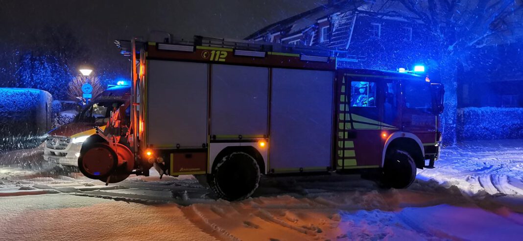 Feuerwehr_Schnee Eine ausgelöste Brandmeldeanlage entpuppte sich als Fehlalarm. Die Feuerwehr Werne berichtet von einer ruhigen Nacht. Foto: Feuerwehr Werne