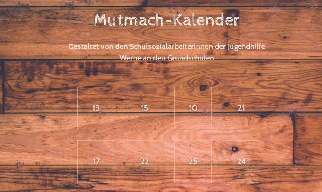 Mutmachkalender Von Wissenswertem, Witzigem und Warmherzigen über Unterhaltsames bis hin zu Kreativem finden sich im Mutmachkalender für den Monat Februar Videos, Screenshot: Wagner