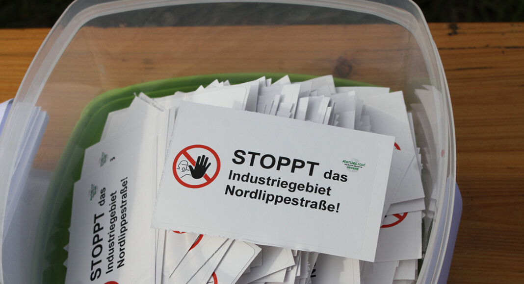 Die neu gegründete Bürgerinitiative BIN kämpft gegen das geplante neue Gewerbegebiet. Foto: Isabel Schütte