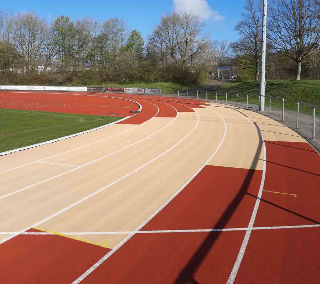 Dahl Laufbahn Die Laufbahnen in den Sportzentren Dahl (Foto) und Lindert wurden gereinigt, kleinere Schäden ausgebessert. Foto: Sportamt Werne / N. Hölscher