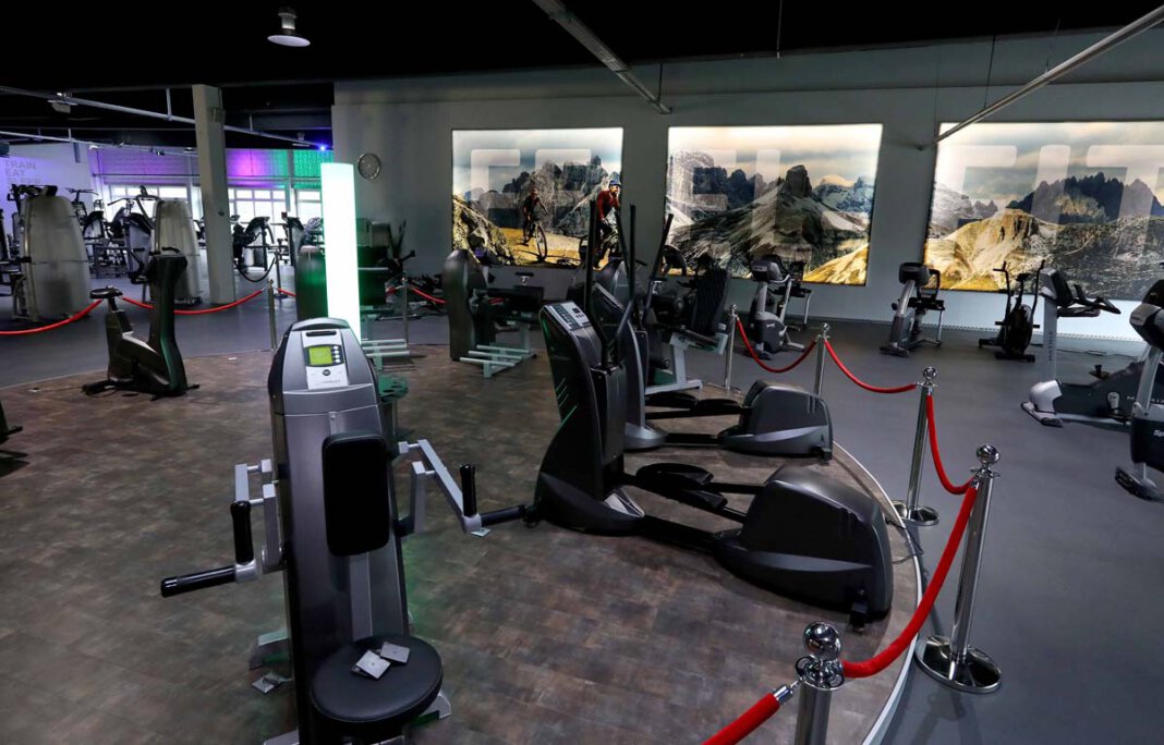 Feel Fit Das größte Studio in Werne ist derzeit wegen der Corona-Pandemie noch geschlossen, dennoch laufen im Sport- und Gesundheitscenter Feel-Fit Werne die Vorbereitungen für die erneute Öffnung. Ein neues Rückenzentrum ist in Planung. Foto: Volkmer