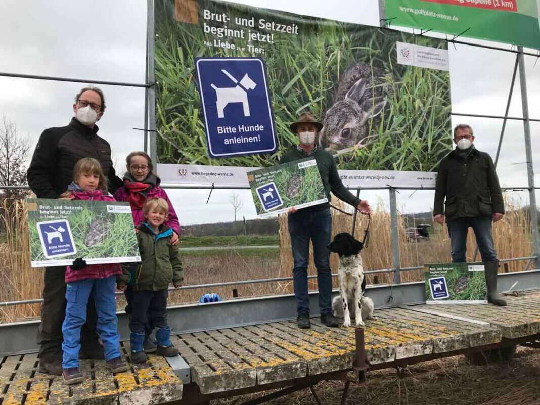 Hegering Die Verantwortlichen des Hegerings Werne machen auf die Brut- und Setzzeiten der heimischen Wildtiere hin. Foto: Hegering Werne