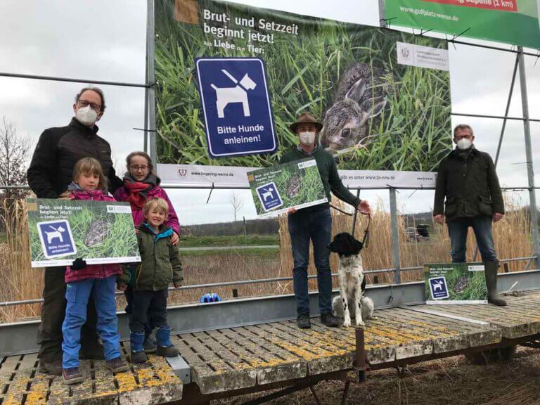 Die Verantwortlichen des Hegerings Werne machen auf die Brut- und Setzzeiten der heimischen Wildtiere hin. Foto: Hegering Werne