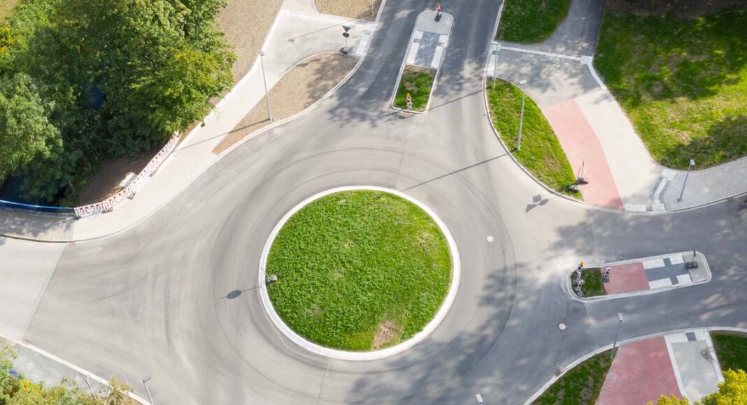 Eine Skulptur soll den neuen Kreisverkehr an der Münsterstraße/Burgstraße/Becklohof aufwerten. In Kürze wird darüber politisch beraten. Foto: Kreativshooting/Thomas Schütte