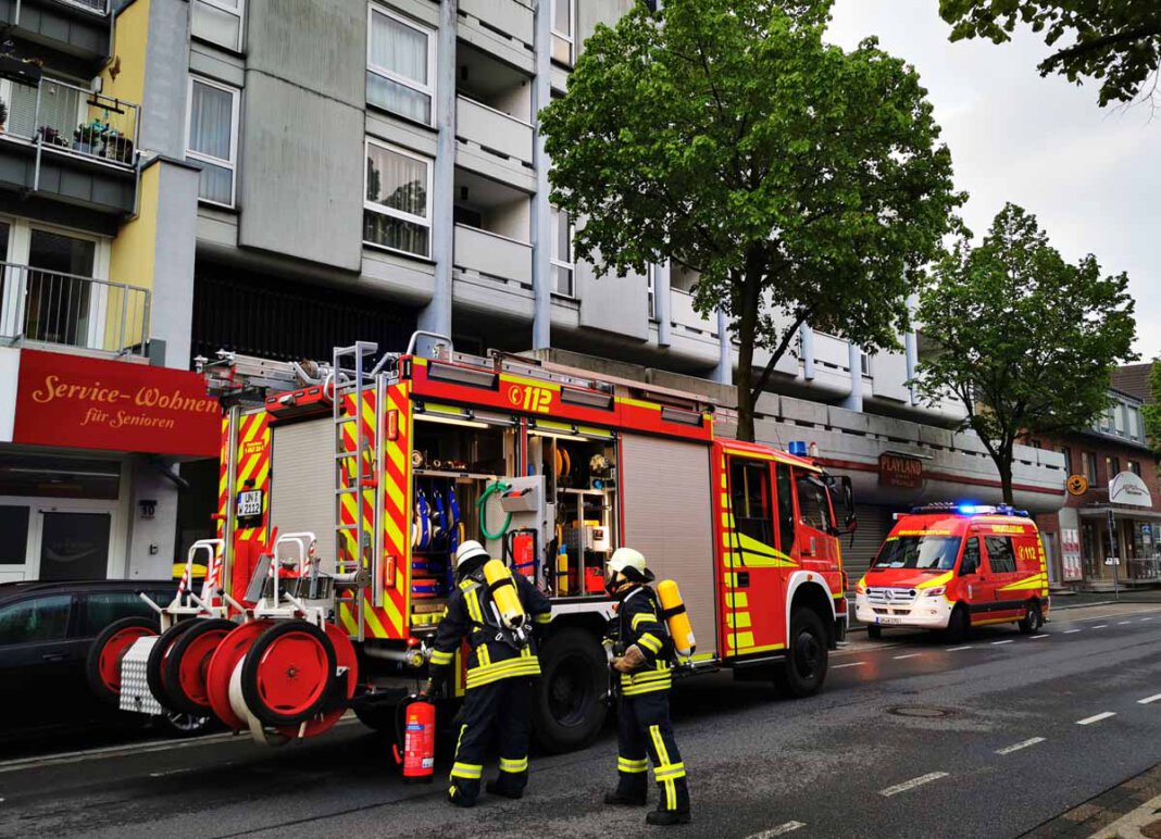 Der Brand im Sicherungskasten war schnell mit einem CO2 Löscher gelöscht. Der Brand im Sicherungskasten eines Mehrparteienhauses war schnell mit einem CO2-Löscher gelöscht. Foto: Feuerwehr Werne
