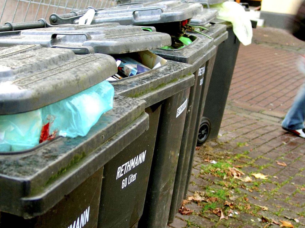 Restmülltonne Der Kommunalbetrieb Werne informiert über die Abfuhr der Restmülltonnen in der kommenden Woche. Foto: KBW