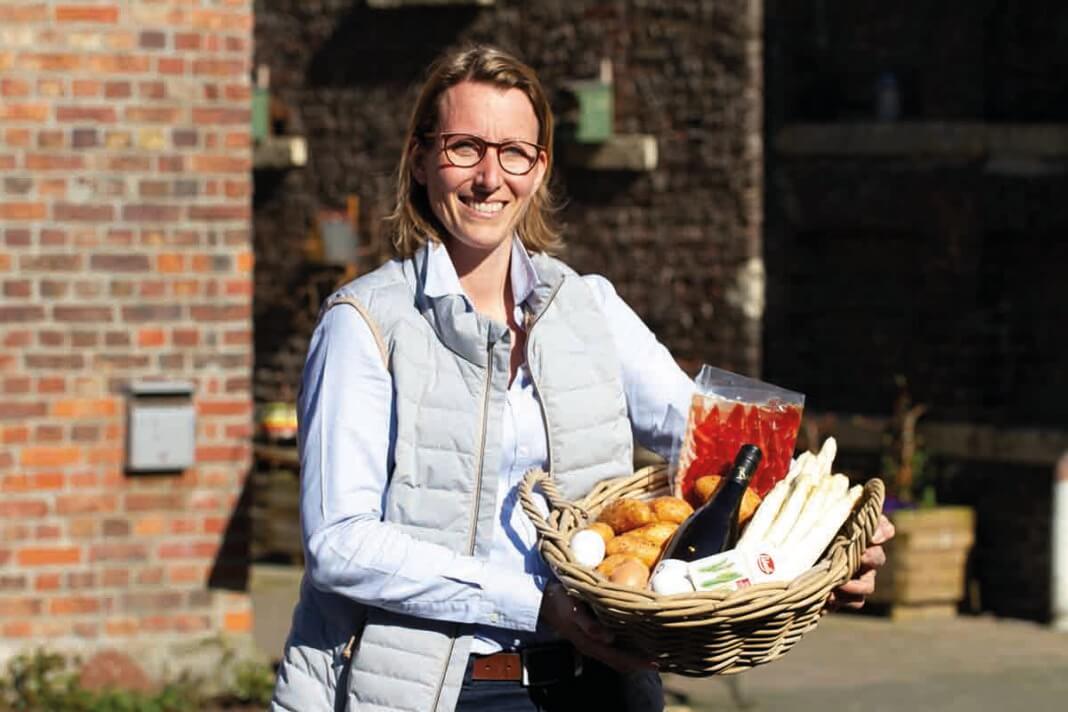 Spargelmarkt Auch Claudia Bleckmann kann auf dem Blumen- und Spargelmarkt ihre Waren nicht anbieten. Die Veranstaltung wurde abgesagt. Foto: Isabel Schütte