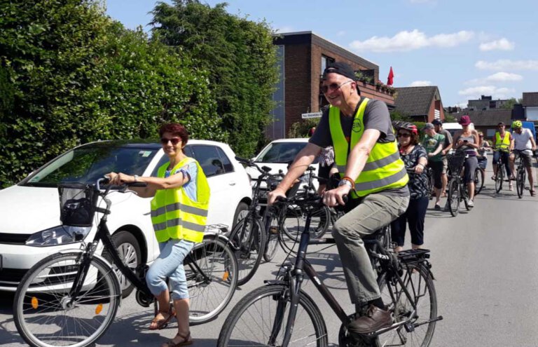 Die BIN lädt am Sonntag zu einer Spendenaktion für die Flutopfer und Mitte August zur nächsten Protest-Radtour ein. Foto: BIN