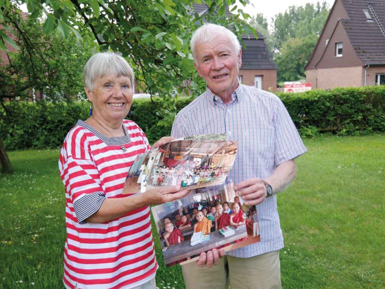 Jutta und Bruno Gimmel engagierten sich jahrzehntelang für Kinder in Myanmar. Foto: Gaby Brüggemann