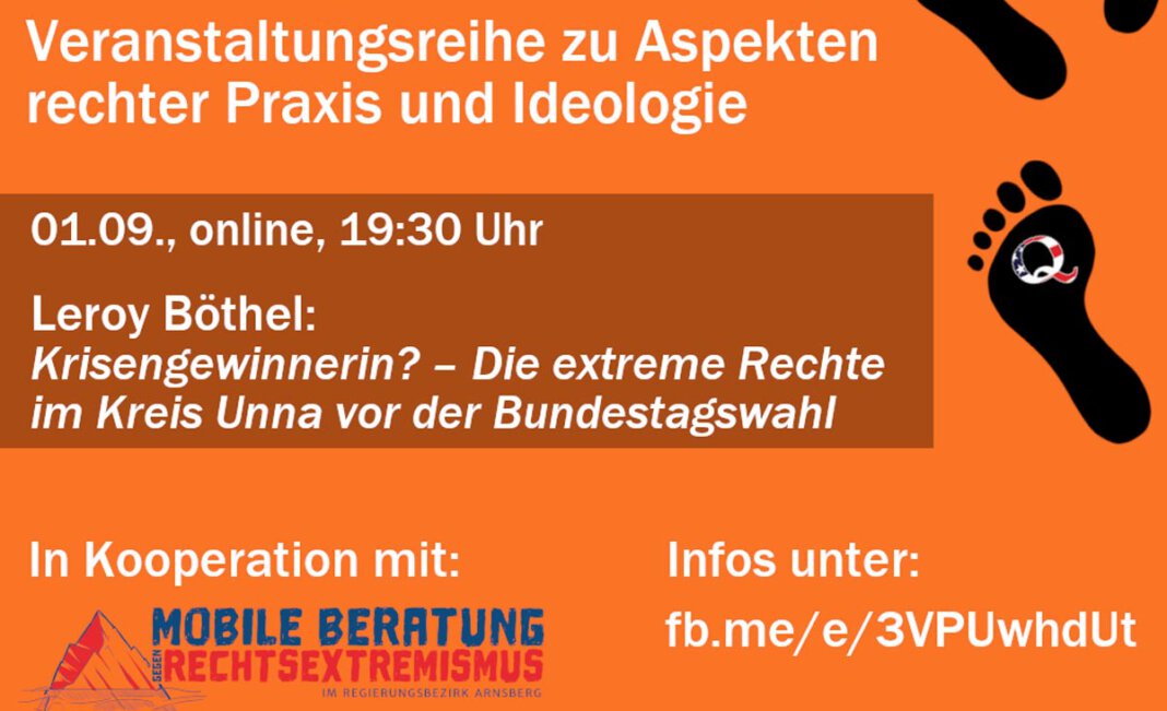 Bündnis gegen Rechts Die Themen der Veranstaltungen reichen demnach von rechten Parteien und der Bundestagswahl über Rechtsterrorismus bis hin zu den Querdenken-Protesten. Foto: BgR