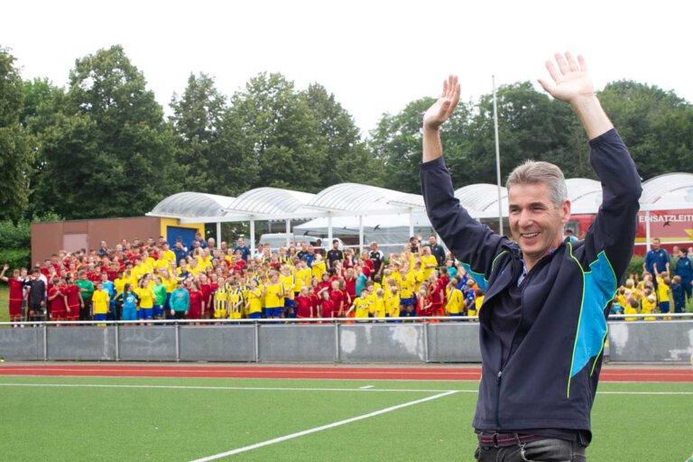 Der SV Herbern feierte am Samstag (21. August) erstmals wieder ein großes Fest. Foto: Isabel Schütte