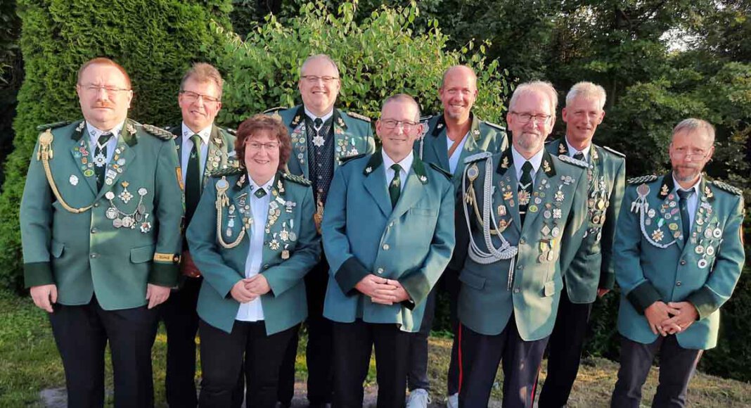 Der Vorstand des Schützenvereins Lütkeheide. Foto: Privat