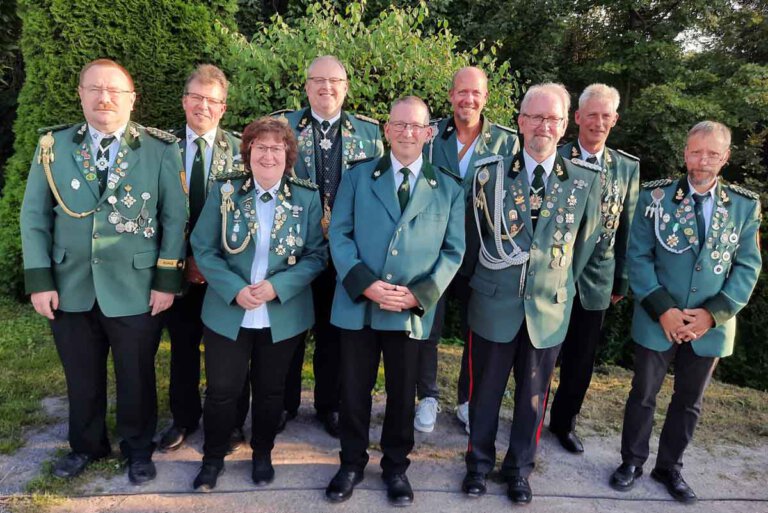 Der Vorstand des Schützenvereins Lütkeheide. Foto: Privat