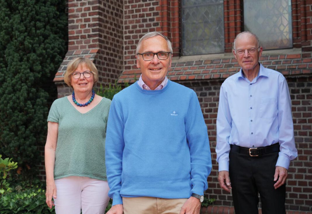 Motettenkreis 1 Freuen sich auf das Jubiläumskonzert: Marie Voss, Rainer Kamp und Jürgen Ruppert (rechts) vom Motettenkreis. Foto: Anke Barbara Schwarze