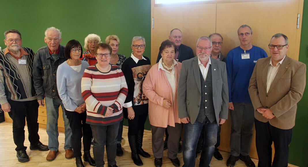Der neue Vorstand des VdK-Kreisverbandes nach der Versammlung im Hotel am Kloster. Foto: Wagner