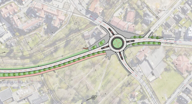 Die Umgestaltung der Münsterstraße spielt eine wichtige Rolle in den Zukunftsplanungen der Stadt Werne. Grafik: Büro IGS