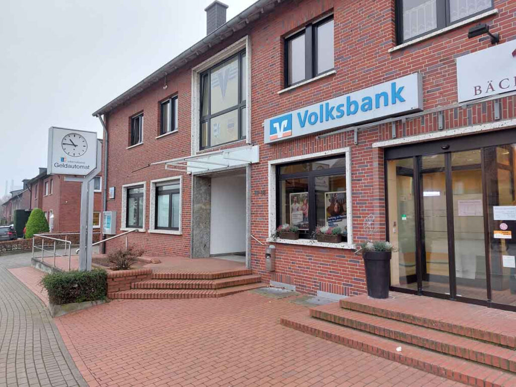 Die SB-Filiale der Volksbank in Stockum bleibt erhalten. Foto: Wagner
