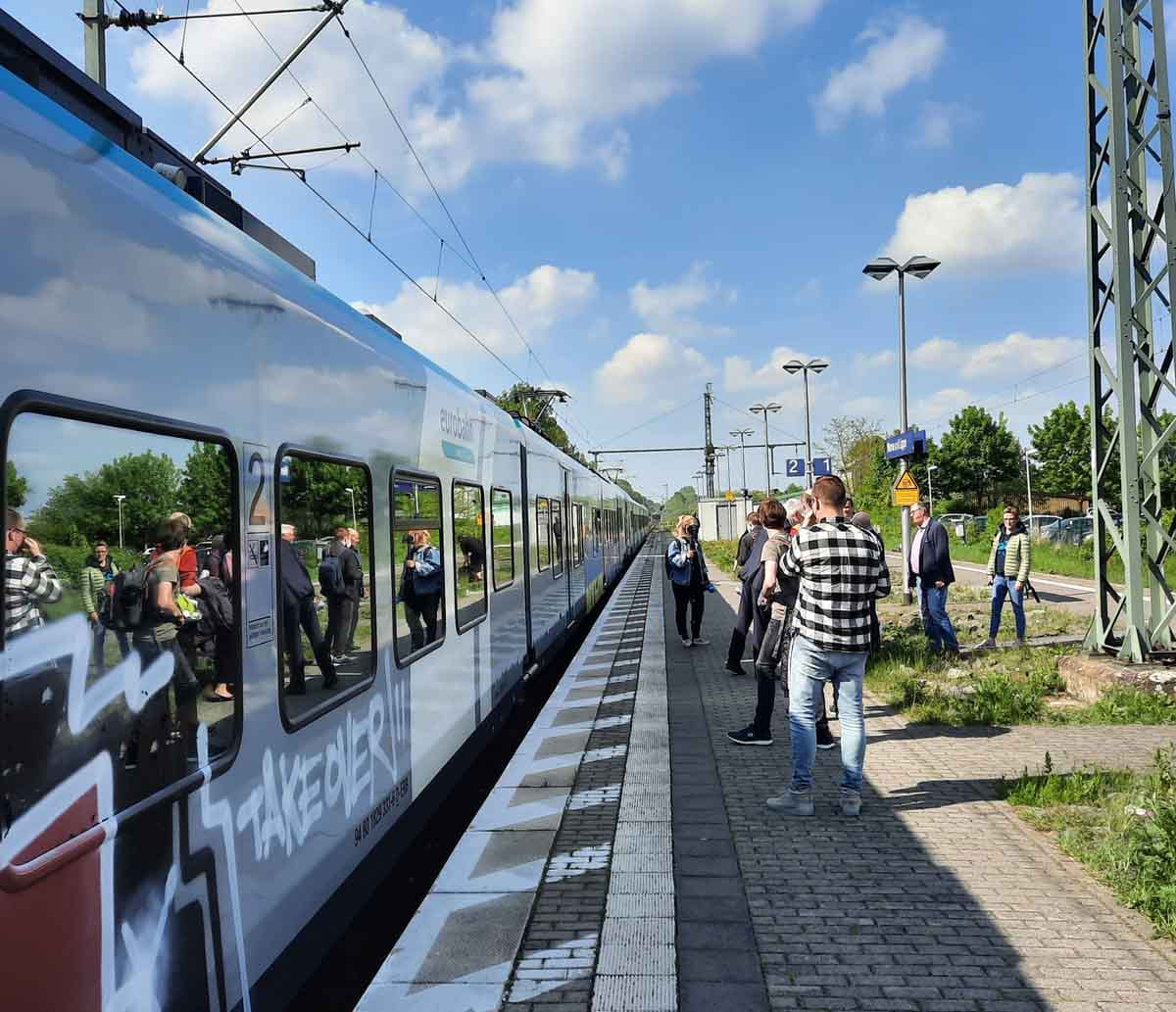 Die Chance auf eine Realisierung des zweiten Gleises zwischen Werne und Amelsbüren sowie Werne und Lünen hat Fahrt aufgenommen. Foto: Gaby Brüggemann