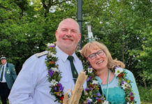 König Maurice Smits und Kaiserin Marianne Böckenholt regieren die nächsten drei Jahre in Langern. Foto: Privat