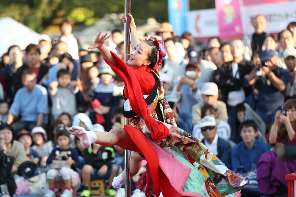 Merika aus Japan feiert beim Straßen-Festival 2022 ihre Premiere in Werne. Foto: Werne Marketing