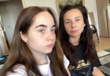 Die 39 Jahre alte Tatyana und ihre 15-jährige Tochter Polina hoffen, dass sie in Werne aufgenommen werden. Foto: Privat