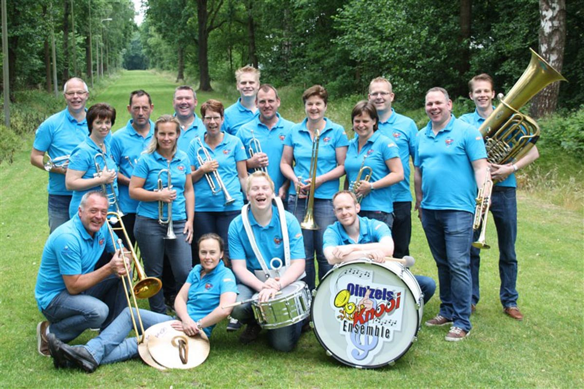 Das „Oln’zels Knooi Ensemble“ aus Oldenzaal bei Enschede sorgt beim Kartoffelfest für musikalische Unterhaltung. Foto: privat