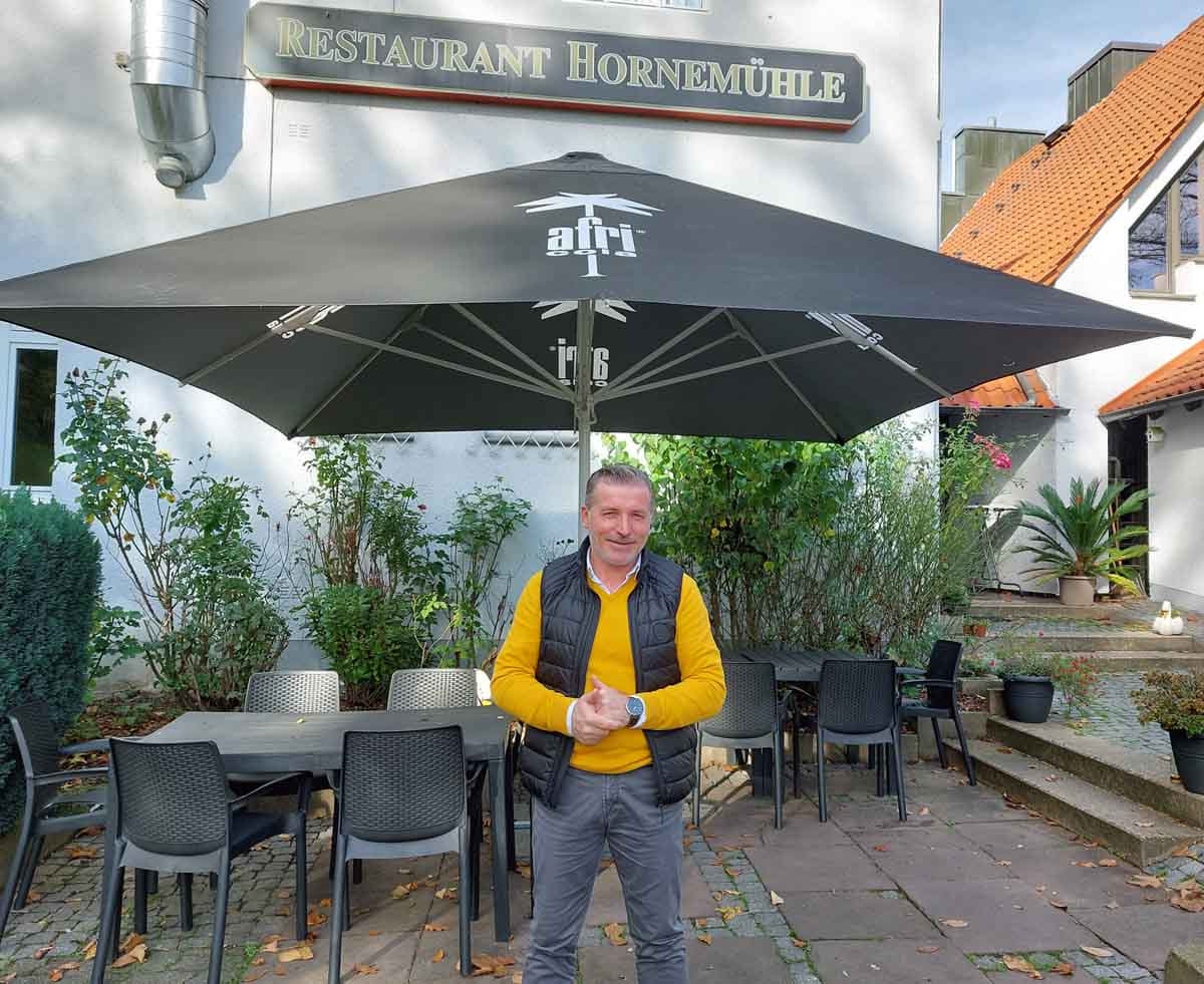 Sanimir Cufurovic, Pächter des Restaurants Hornemühle, hört nach vier Jahren auf. Foto: Wagner