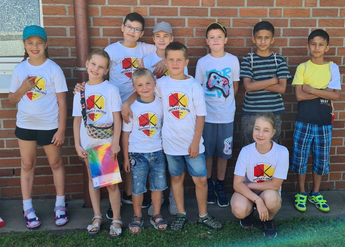 Zehn Mädchen und Jungen aus der Ukraine und Tadschikistan nahmen am Projekt 