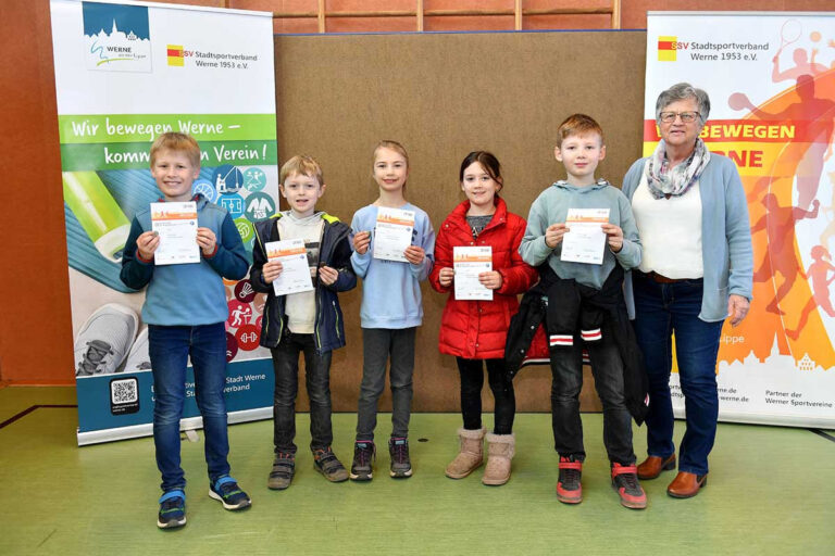 Die Sportabzeichen-Verleihung fand am vergangenen Donnerstag in der Wiehagenschule statt. Foto: Jörg Stengl