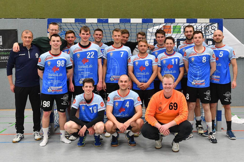 Eine erfolgreiche Saison spielten die Handballer des TV Werne. In der Abschlusstabelle belegt die Mannschaft von Trainer Axel Taudien Platz 2. Foto: MSW