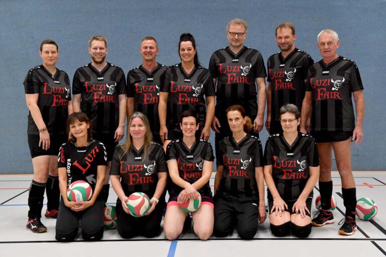 Das Volleyball-Mixed-Team des Werner SC feierte den Aufstieg. Foto: privat