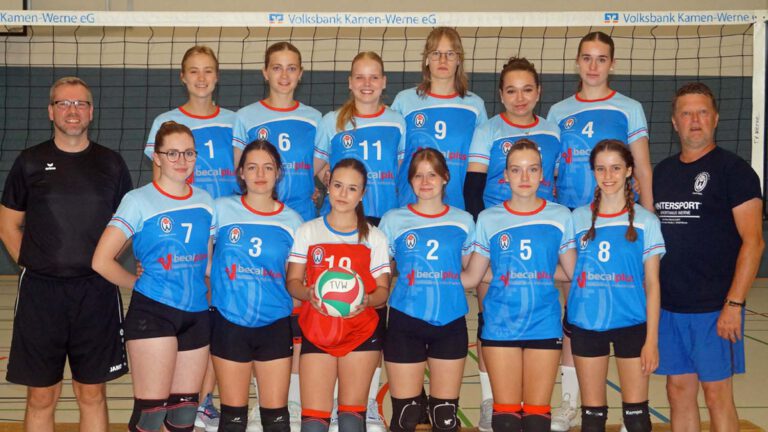 Die U18-Volleyballerinnen des TV Werne haben auch in dieser Saison wieder viel vor. Foto: Kollhoff