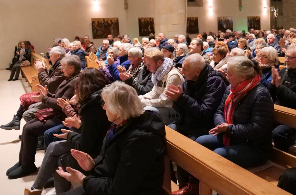 Mehr als 150 Besucher hörten am Sonntag das Konzert des Lilith-Saxophon-Quartetts in der Konzertreihe der Stiftung Musica Sacra Westfalica in der Christophorus-Kirche. Foto: Schwarze
