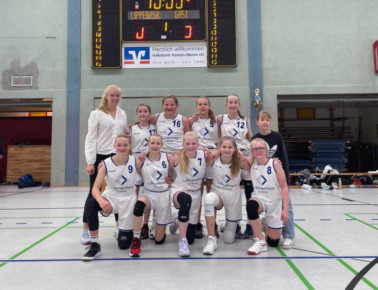 Nicht den Hauch einer Chance ließen die U14-Mädchen der LippeBaskets ihren Gegnerinnen aus Oberhausen. Foto: privat