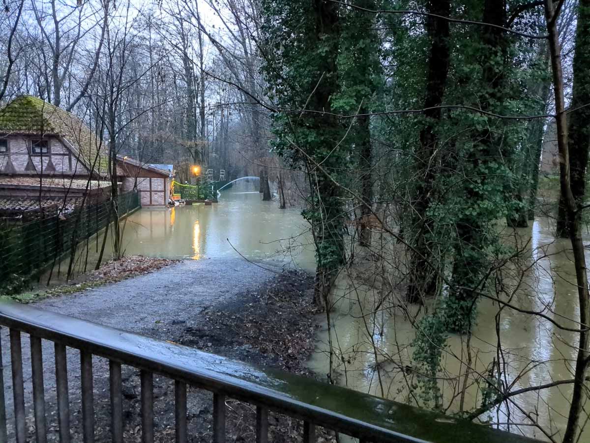 Die Freilichtbühne Werne wurde stark vom Hochwasser getroffen. Foto: Brüggemann