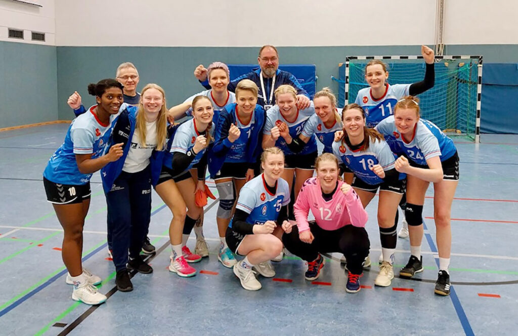 Über ihren zweiten Auswärtssieg in der laufenden Saison freuten sich die Handballerinnen des TV Werne. Foto: TVW