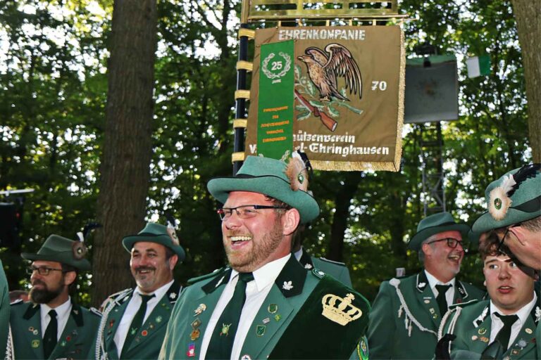 Jan Linnemann ist der neue Kaiser des Schützenvereins Varnhövel-Ehringhausen. Foto: Steinmüller