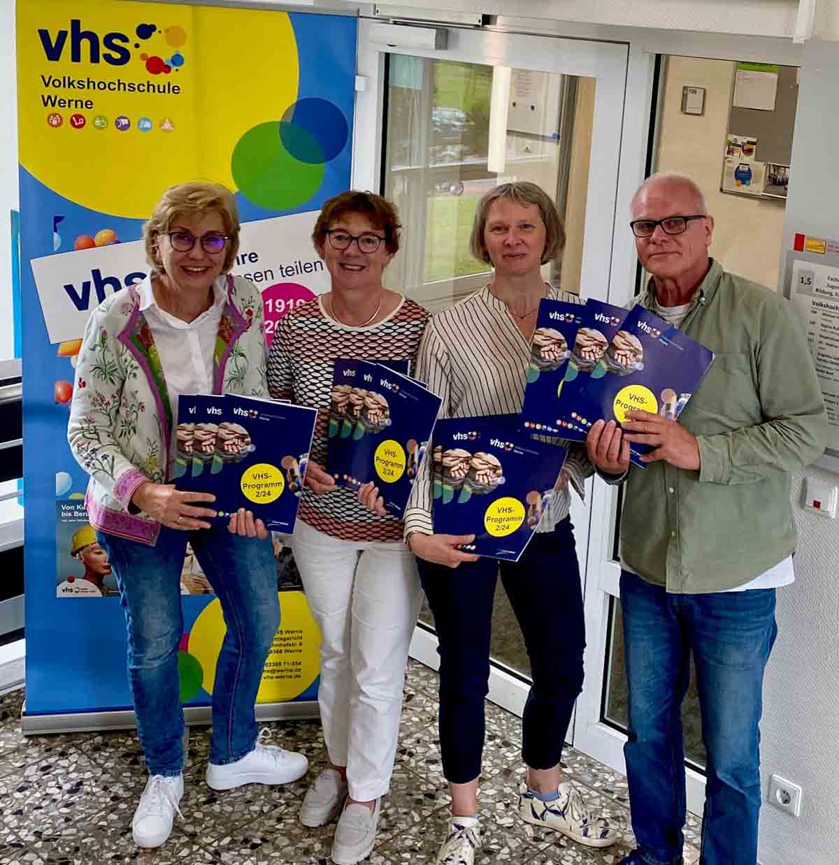 Das VHS-Team freut sich mit allen Interessierten auf ein inspirierendes Herbstsemester. Foto: VHS Werne