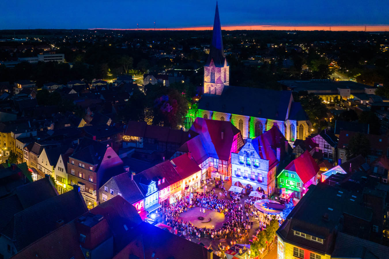 Am morgen, 30. August, verwandelt sich Werne wieder für zwei Tage in eine große bunte Festival-Zone. Foto: Werne Marketing GmbH