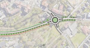 An der Steintorkreuzung Münsterstraße / Lünener Straße, Cappenberger Straße soll nach wie vor ein Kreisverkehr entstehen - wenn diese Maßnahme des Regionale 2016-Projektes gefördert wird. Andere Bausteine sollen angesichts leerer Haushaltskassen wegfallen. Foto: Archiv