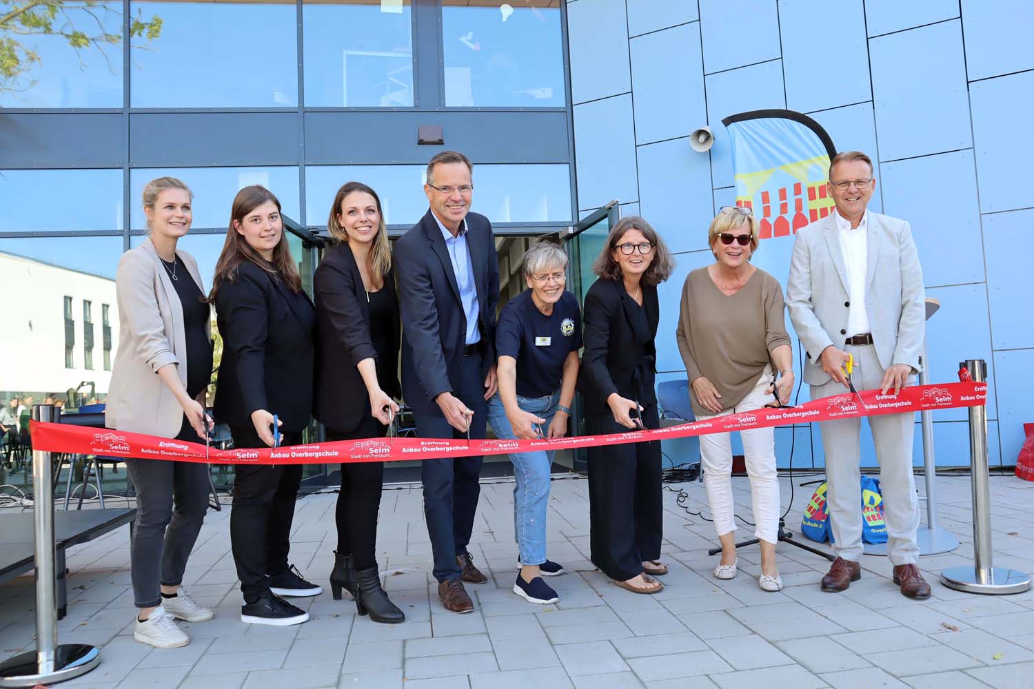 Der Anbau für die Overbergschule in Selm wurde am 20. September 2024 feierlich eröffnet. Foto: Stadt Selm