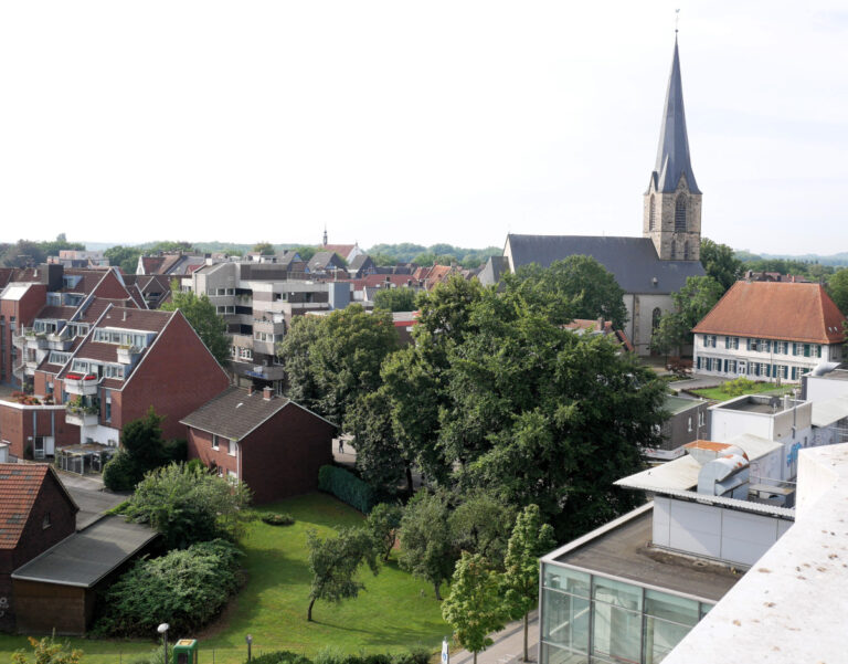 Der "Hühnerhof" soll zum lebendigen Standort mit Nutzungsmix und Aufenthaltsqualtität werden. Eckpunktepapier schlägt Gestaltung vor. Foto: Gaby Brüggemann