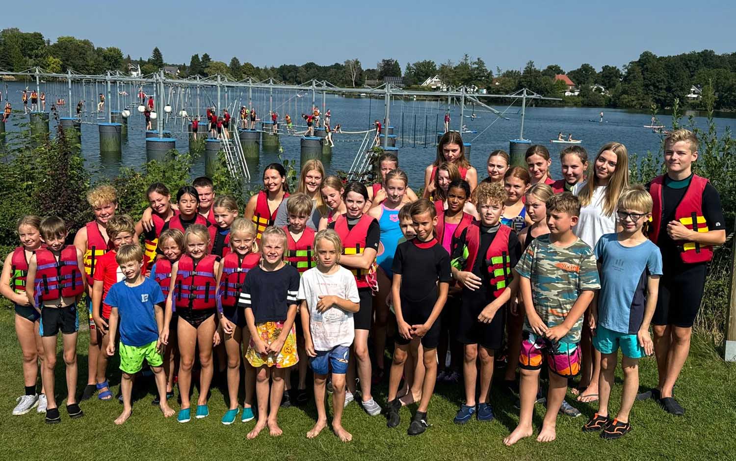 Ein Tag voller Abenteuer erlebten die Kinder und Jugendlichen der TV-Wasserfreunde am Ternscher See in Selm. Foto: privat