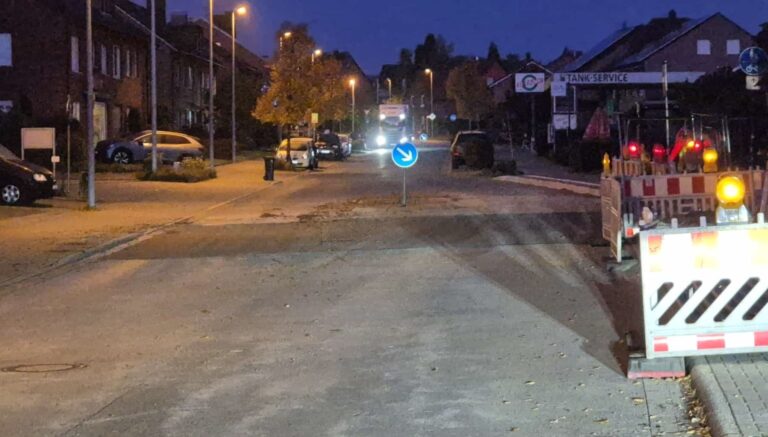 Die Baustelle und damit die Vollsperrung der Werner Straße in Stockum ist beendet. Foto: privat