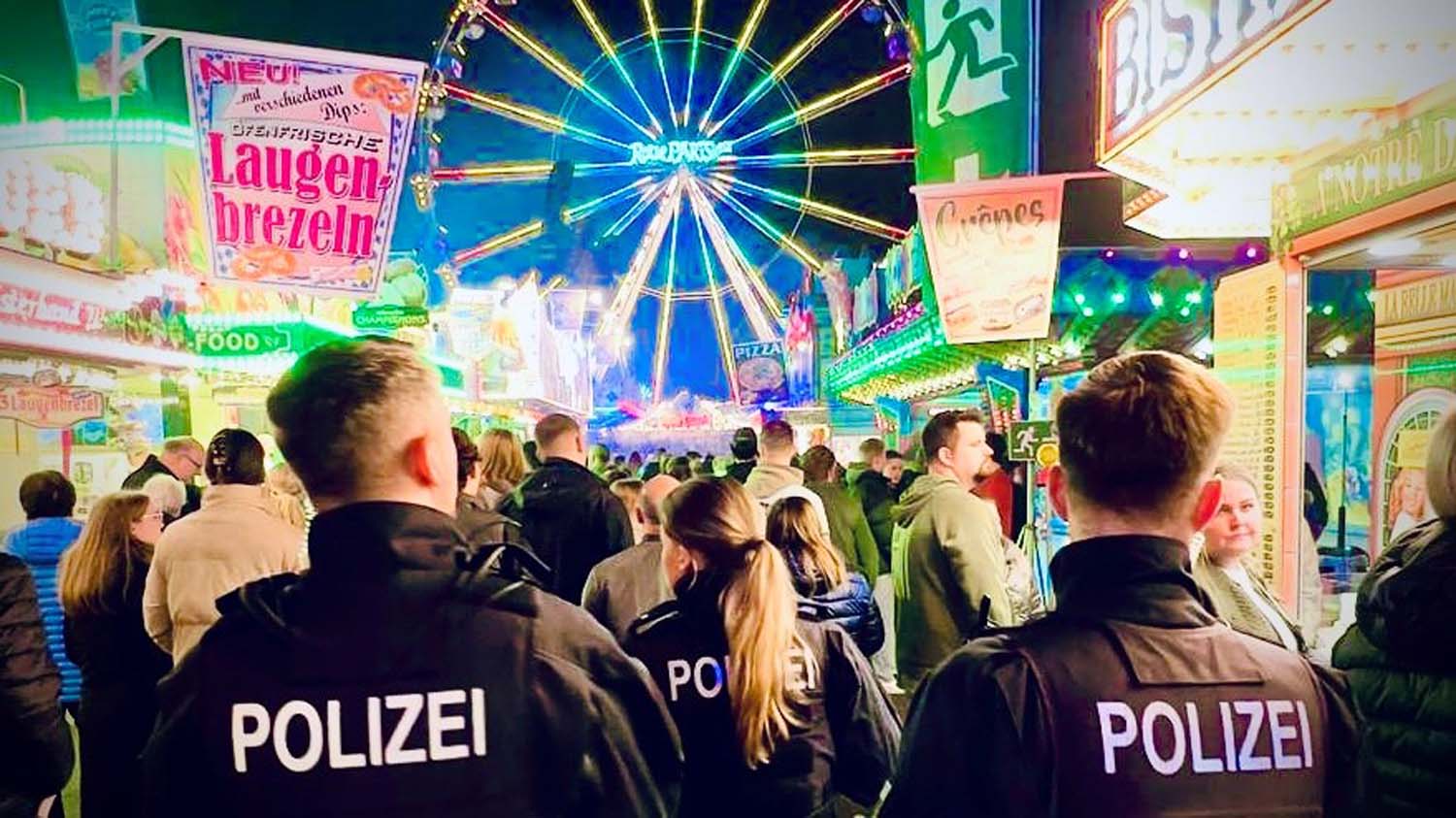 Ein insgesamt ruhiges Wochenende erlebten die auf der Kirmes eingesetzten Polizeibeamten. Foto: KPB Unna