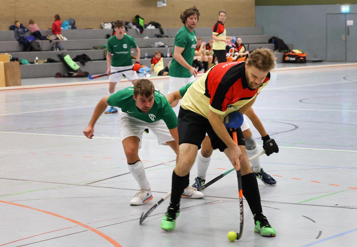 Henrik Grotefels, Kapitän und gleichzeitig Jugendtrainer, war maßgeblich am erfolgreichen Neuaufbau bei Hockey United Werne beteiligt. Foto: Volkmer